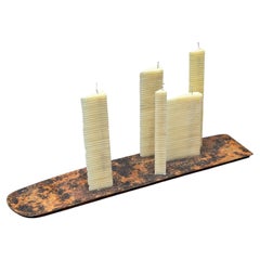 Torres de Satélite Copper Candleholder - Goeritz and Barragán inspiration