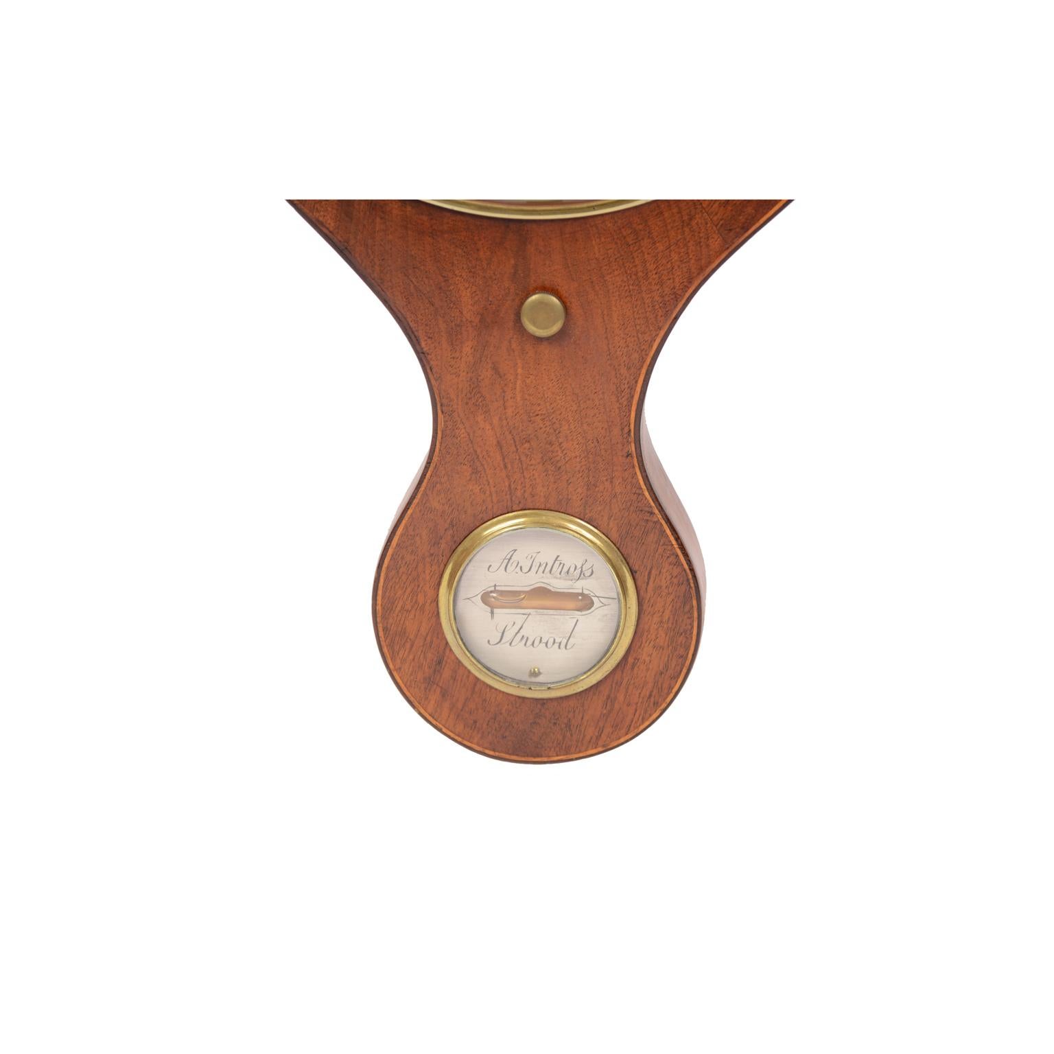Torricelli Barometer, Mahogany Thermometer and Hygrometer 6