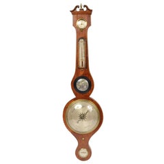 Torricelli Barometer, Mahogany Thermometer and Hygrometer