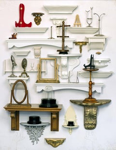 The Shelf Collector - Hold Me, Keep Me - Wooden shelves, antique vintage frames