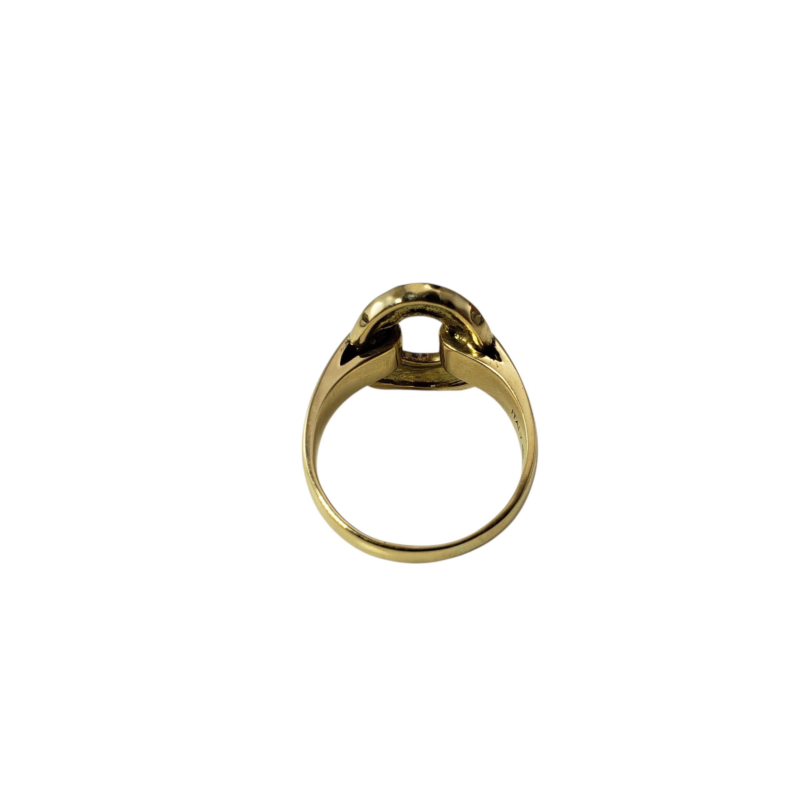 Donna Anello Torrini in oro giallo 14K misura 8.75 #22479 in vendita