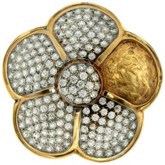 Torrini Italienischer Diamant-Blumenring