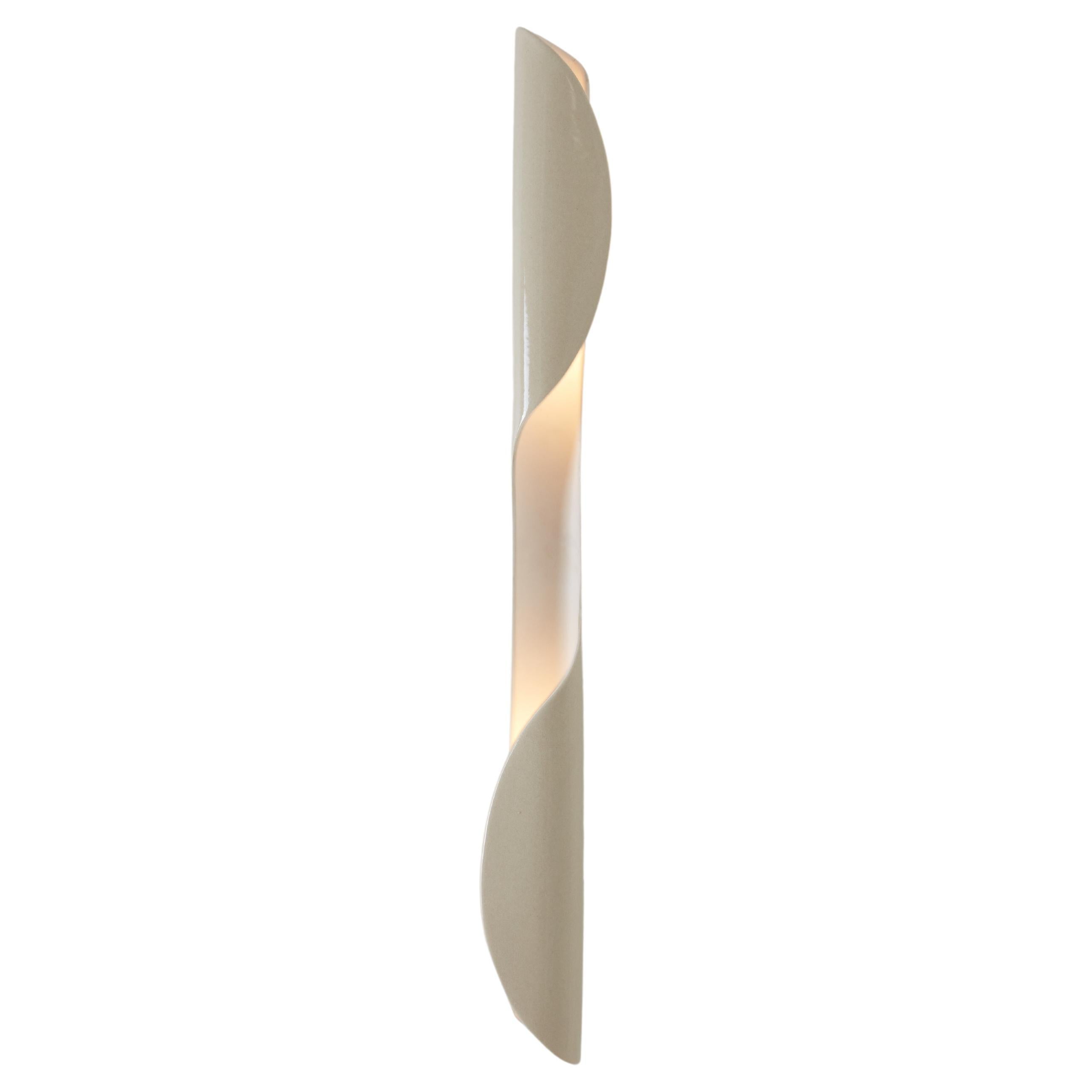Torsade Ceramic Wall Lamp by Mydriaz For Sale