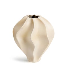 Torsade Cream Large Vase