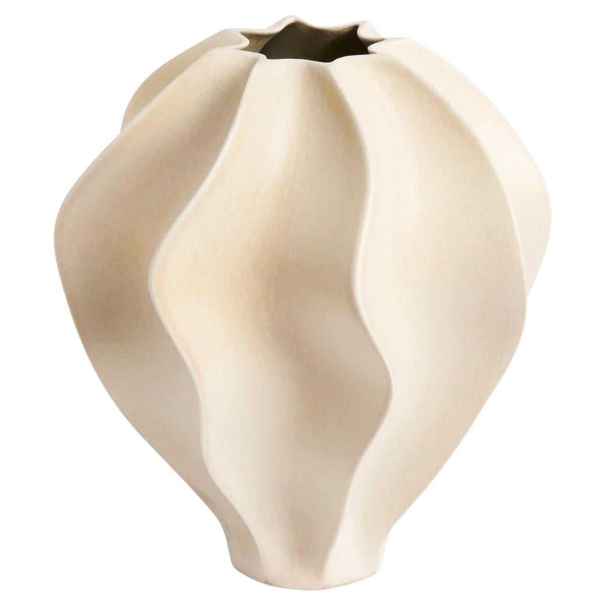 Vaso grande Torsade Cream