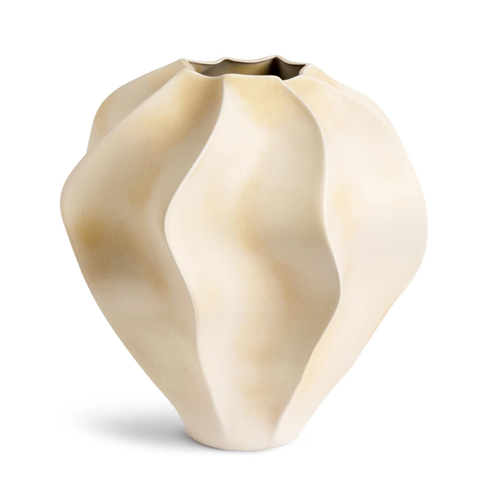 Portoghese Vaso Torsade Crema XL in vendita