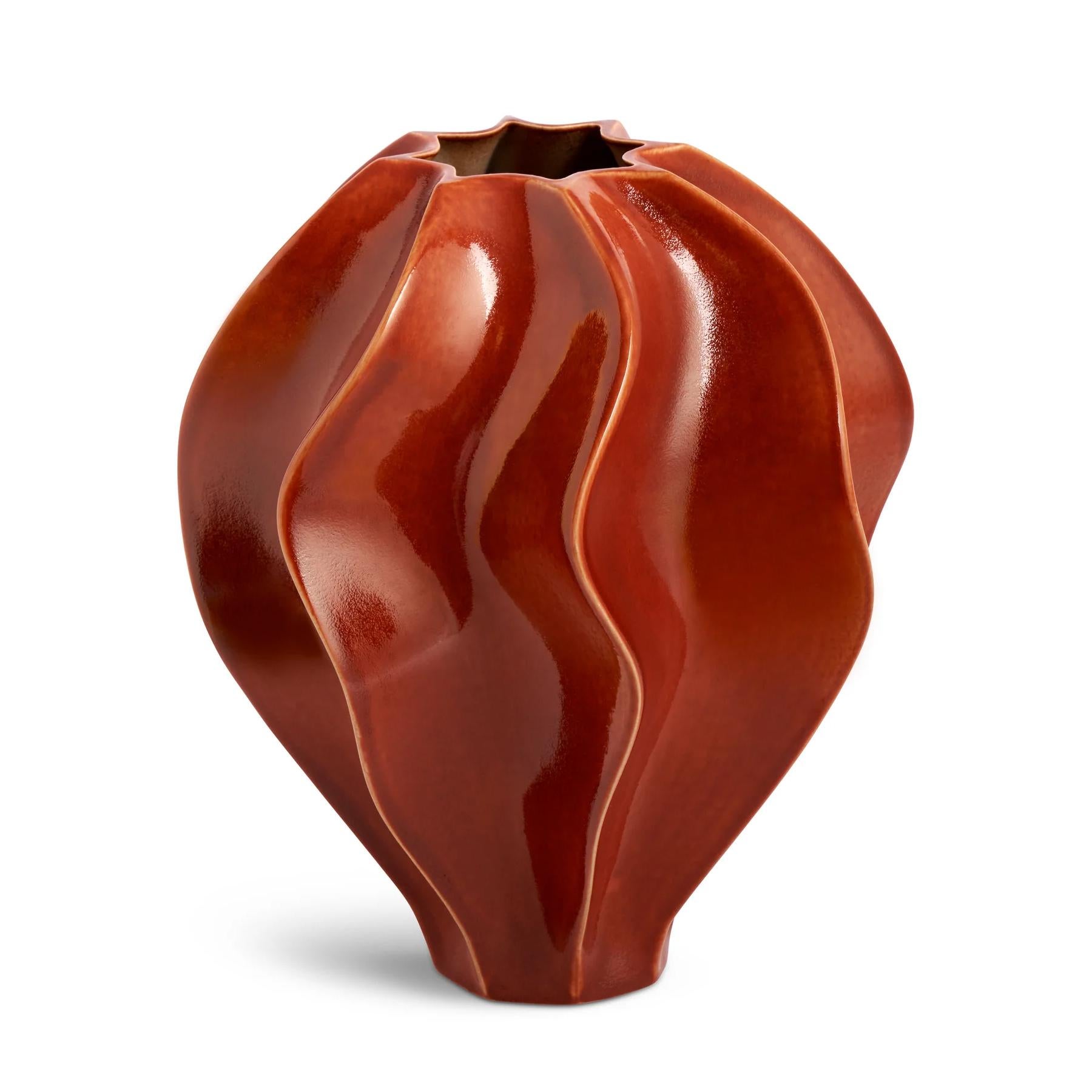 Portoghese Vaso Torsade Red XL in vendita