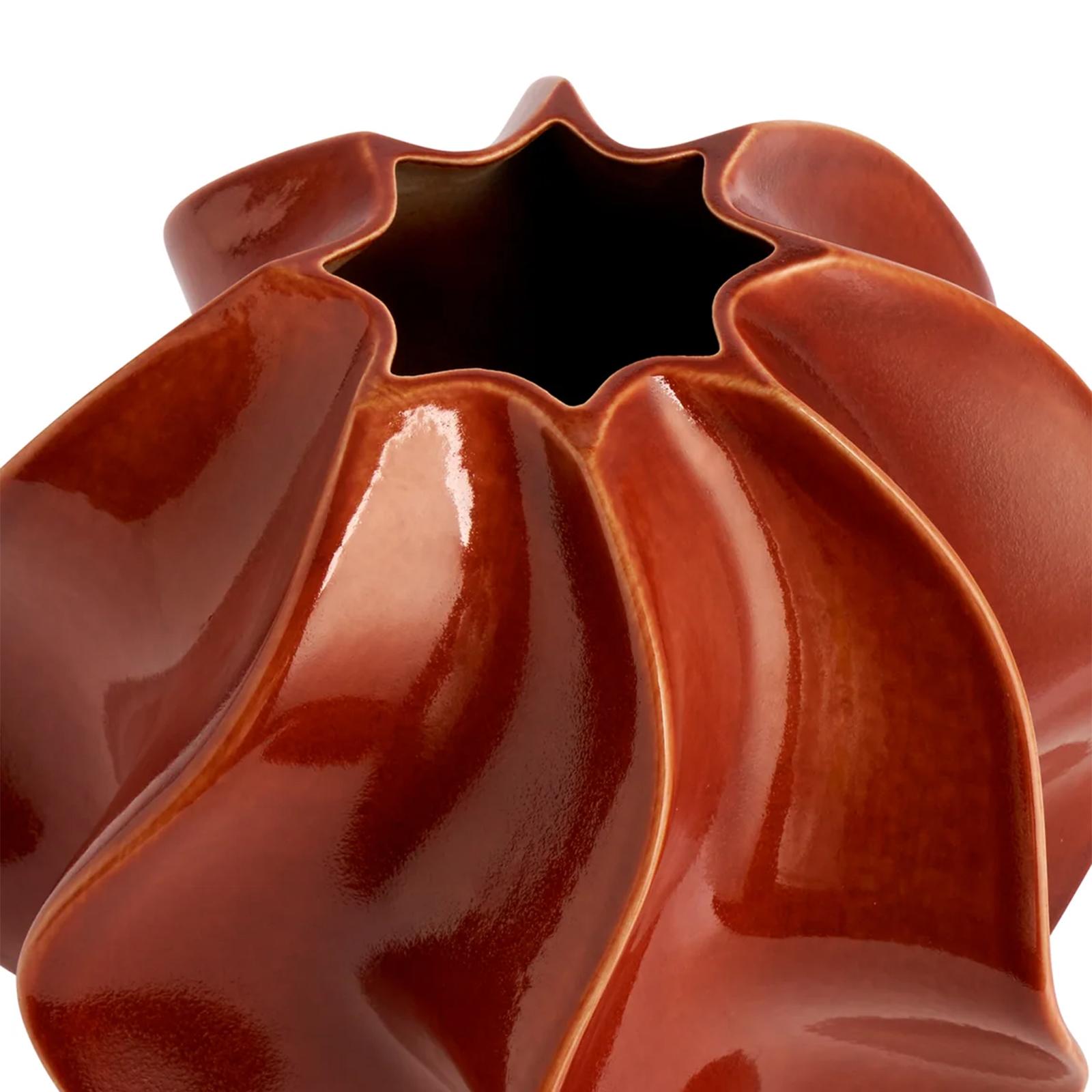 XXI secolo e contemporaneo Vaso Torsade Red XL in vendita