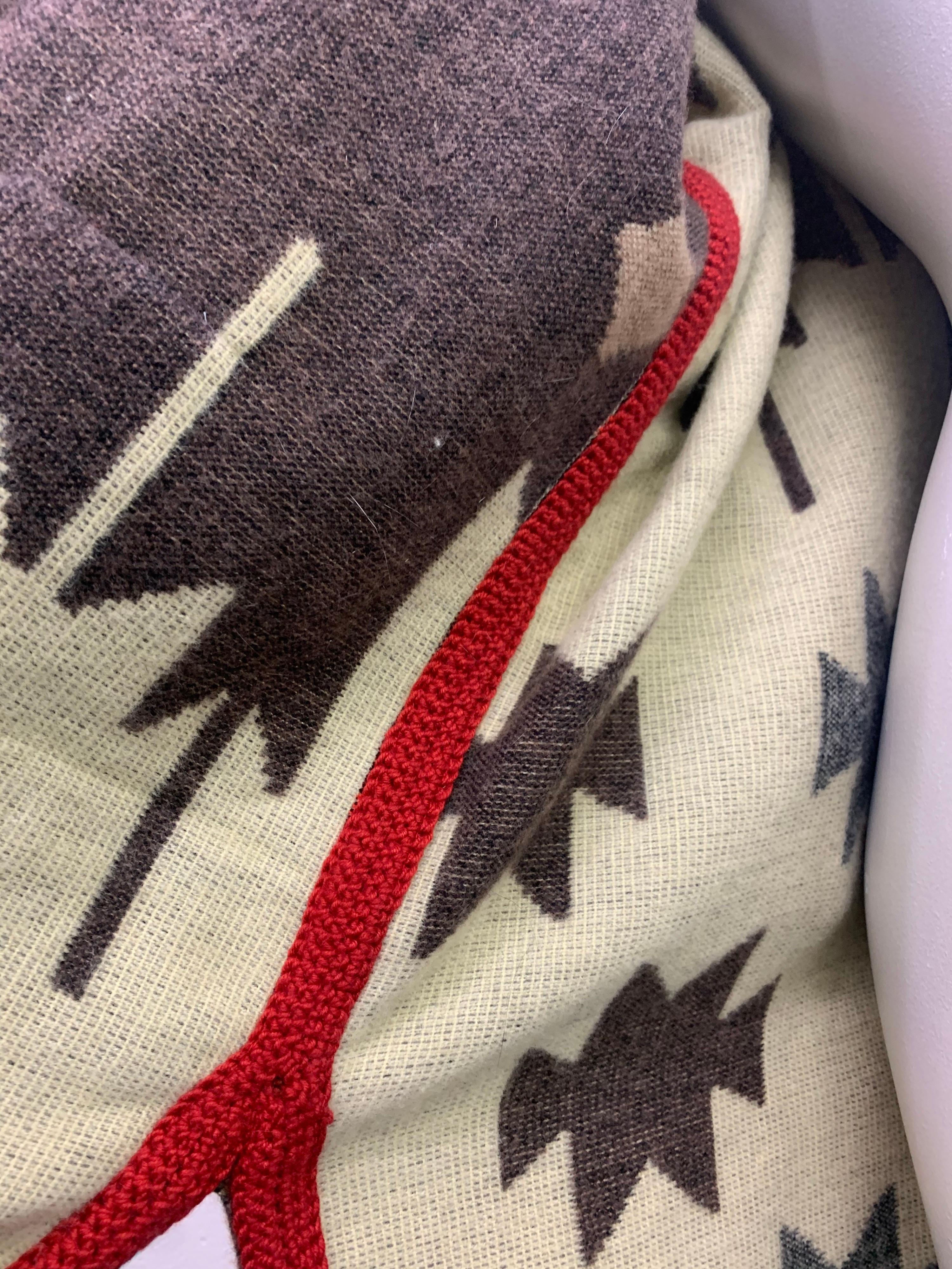 Torso Creations è una giacca con cappuccio a doppia zip con frange e tessuto ecuadoriano. in vendita 13