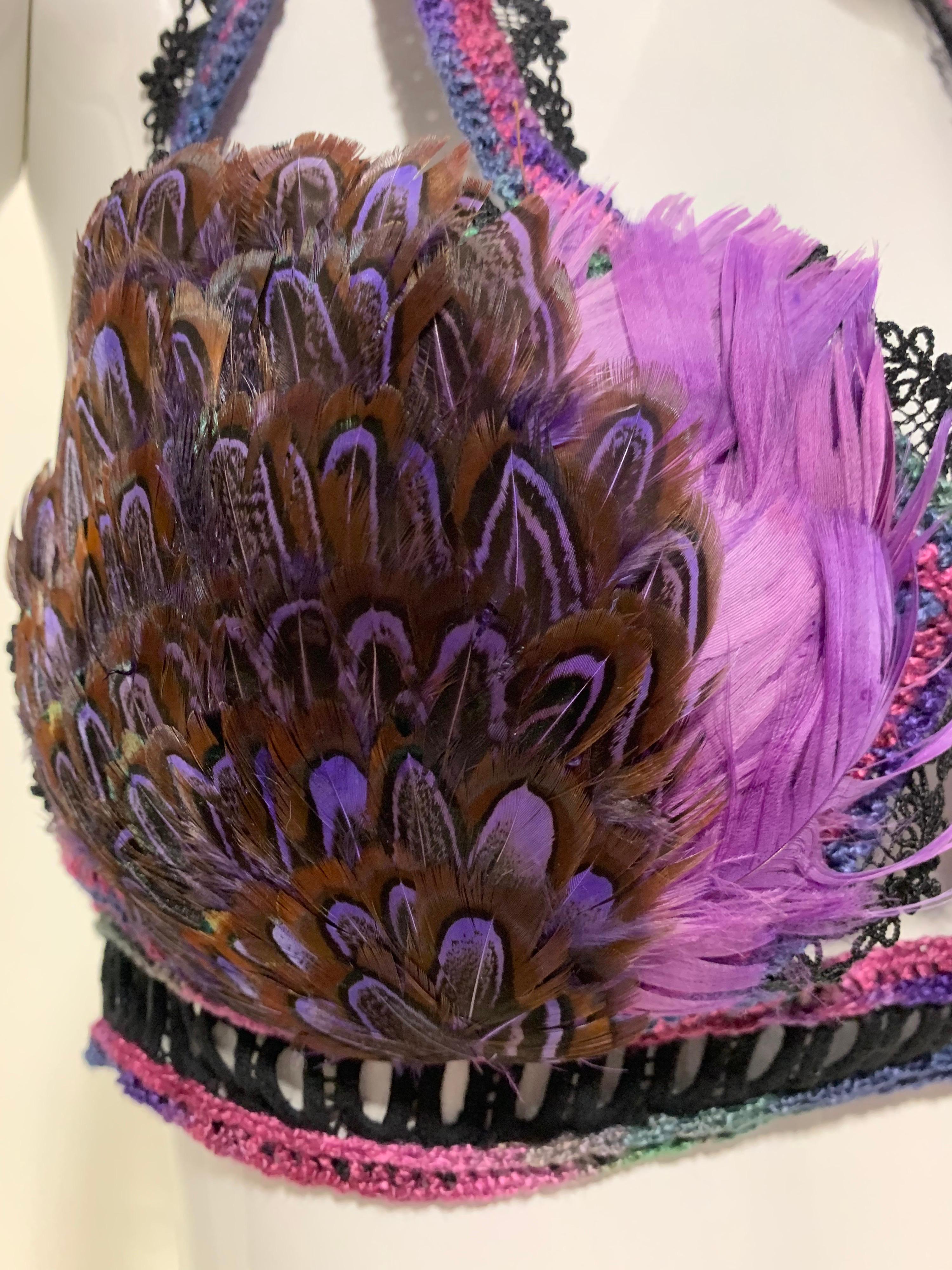 purple lace bralette