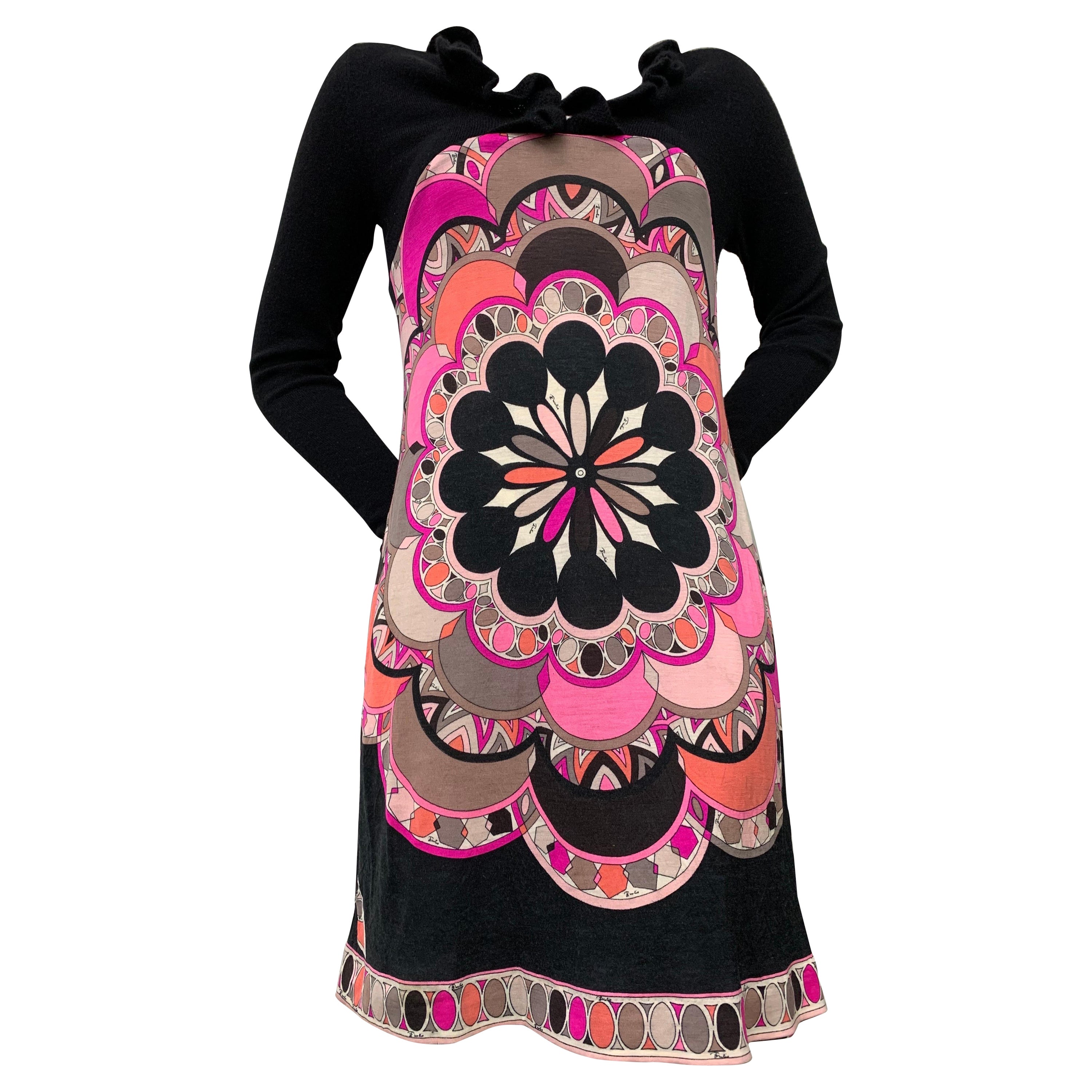 Torso Creations Restyled Pucci 1960s Kaschmir-Strickkleid W Restyled Cashmere