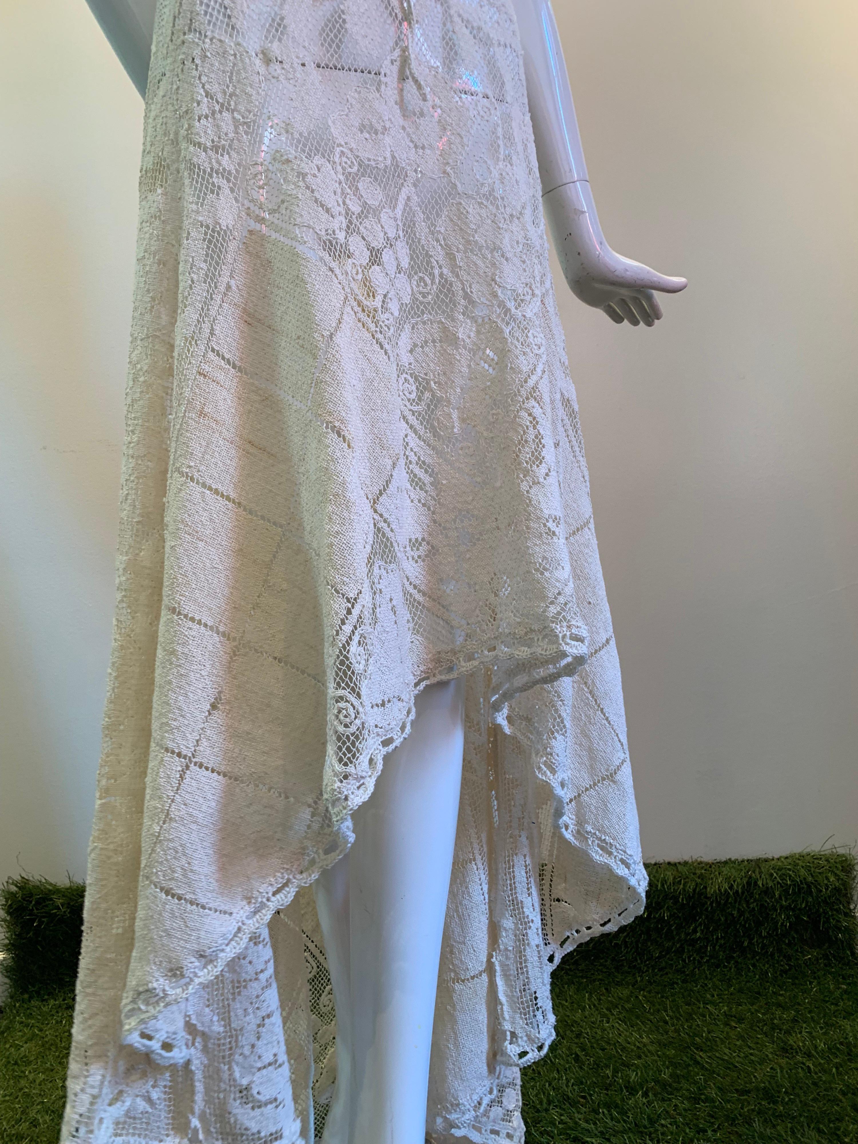 Torso Creations Summer Cotton Lace Dress W/ Daring Side Plunge & Bikini-Top 13