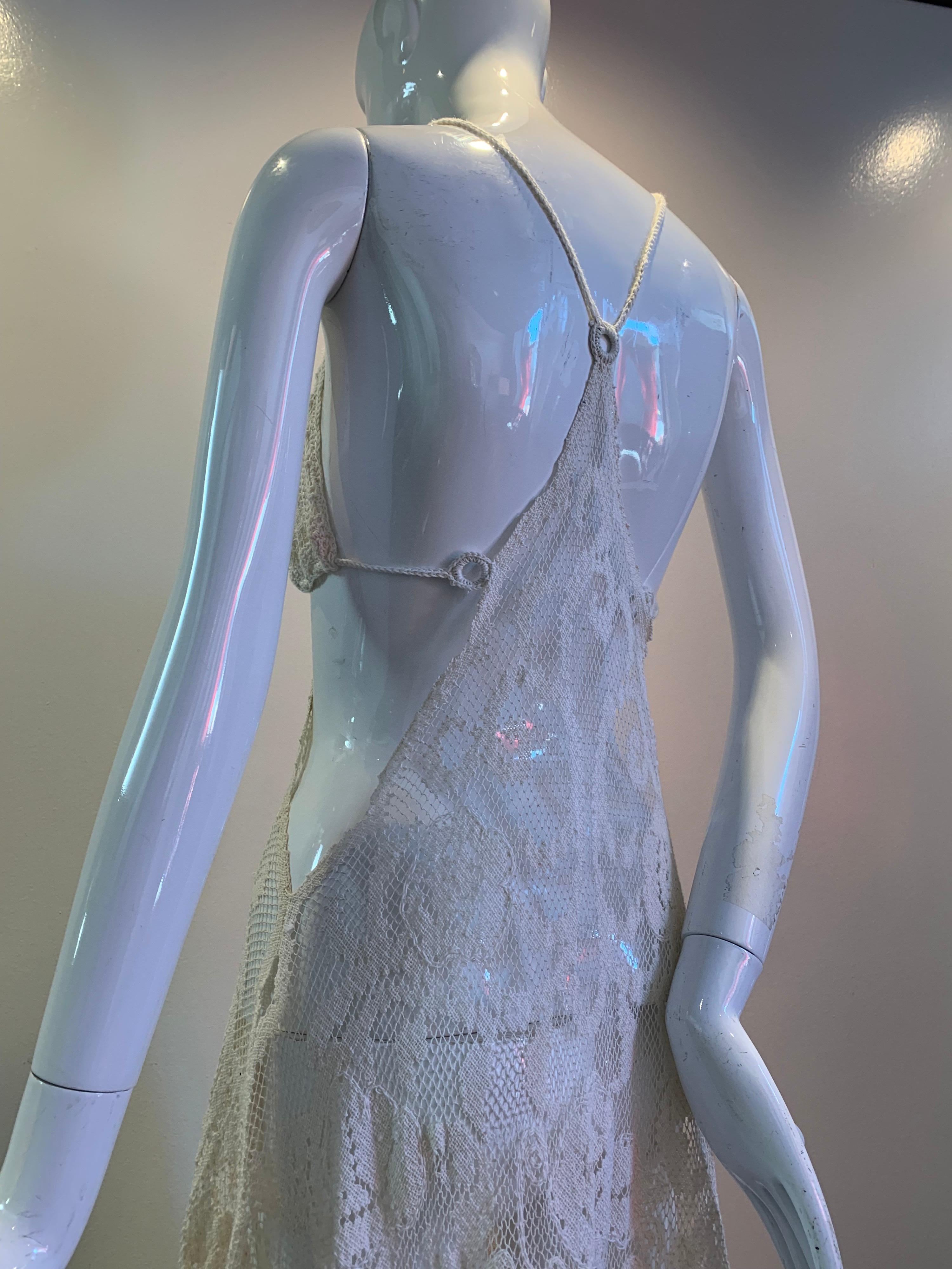 Torso Creations Summer Cotton Lace Dress W/ Daring Side Plunge & Bikini-Top 2