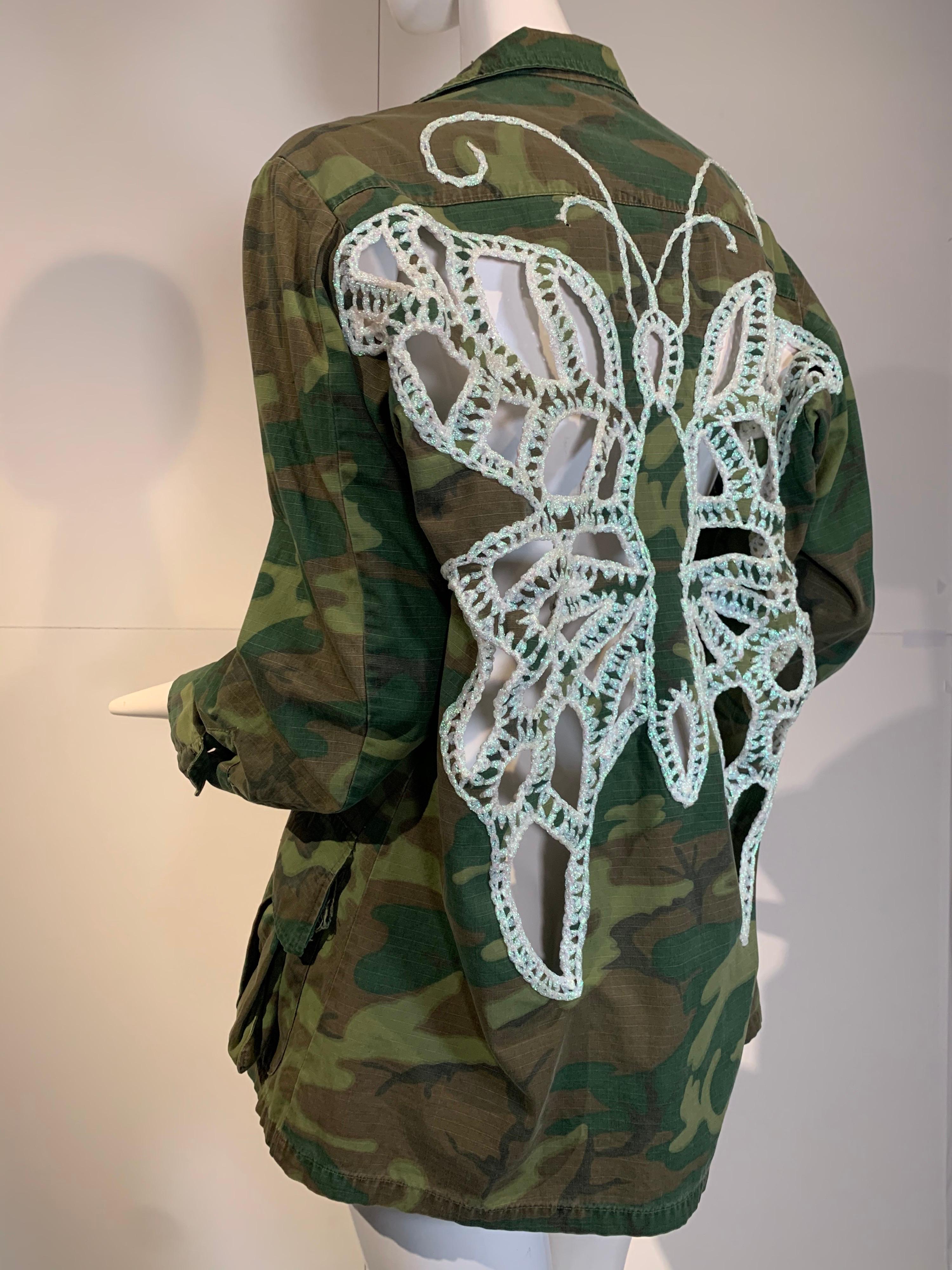 papillon camouflage militaire