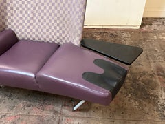 "Torso" Purple Lounge Chair by Paolo Deganello for Cassina