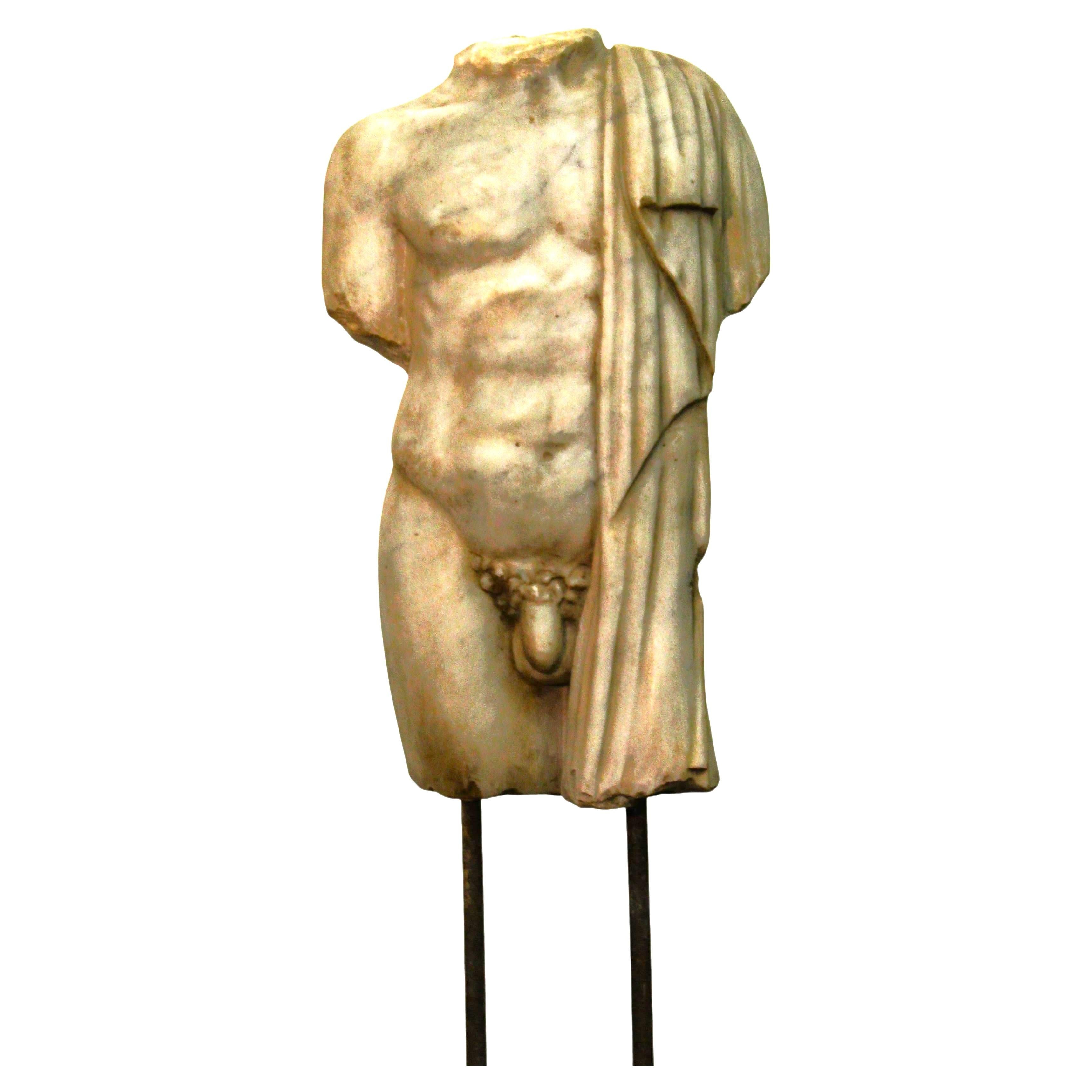 Torso Marble In Good Condition For Sale In Rome, IT
