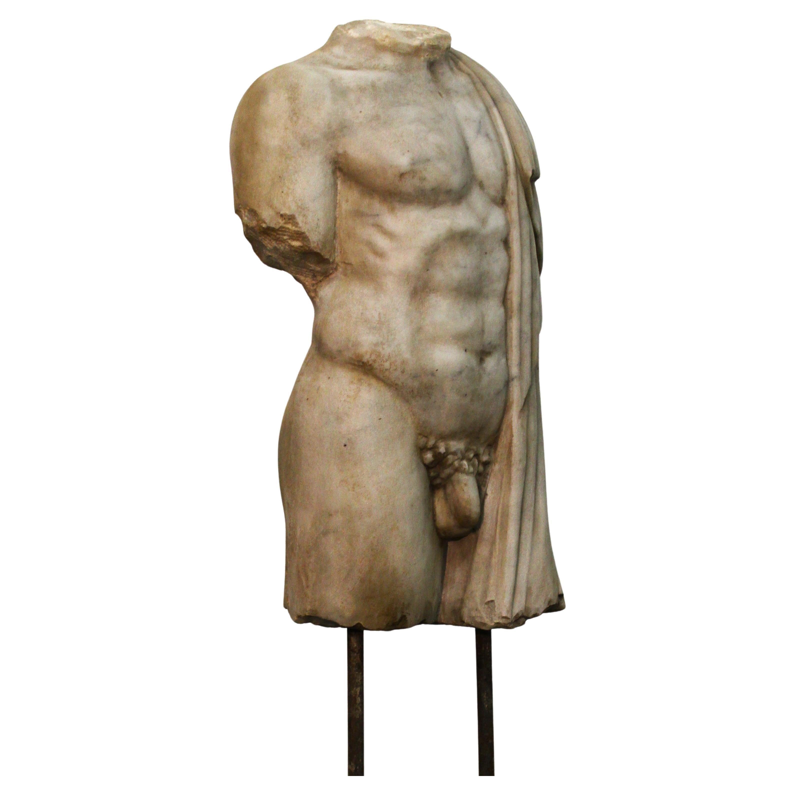 Early 20th Century Torso Marble For Sale