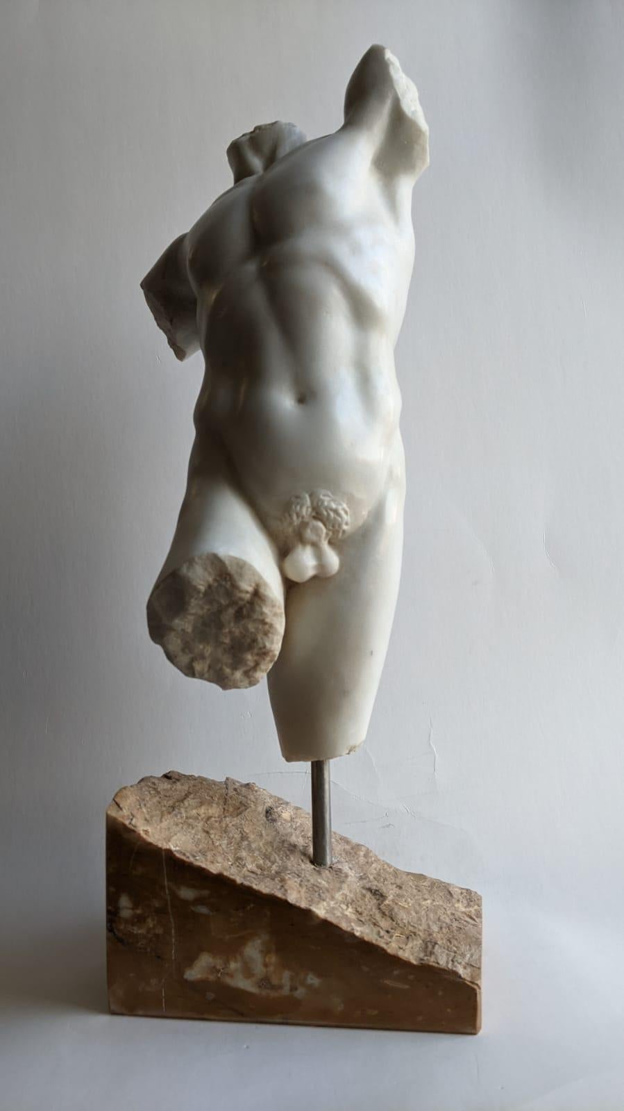 Marmo Torso maschile ispirato al 