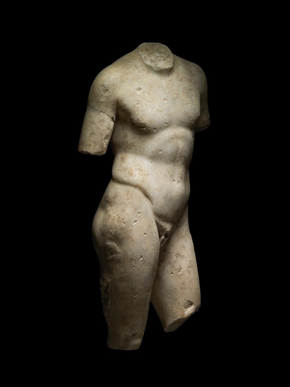 Carved Torso of a Youth For Sale