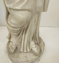 Torso of the Goddess Nike, Bust in Carrara marble, sculpture in marble