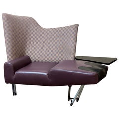 Sedia da salotto viola "Torso" di Paolo Deganello per Cassina
