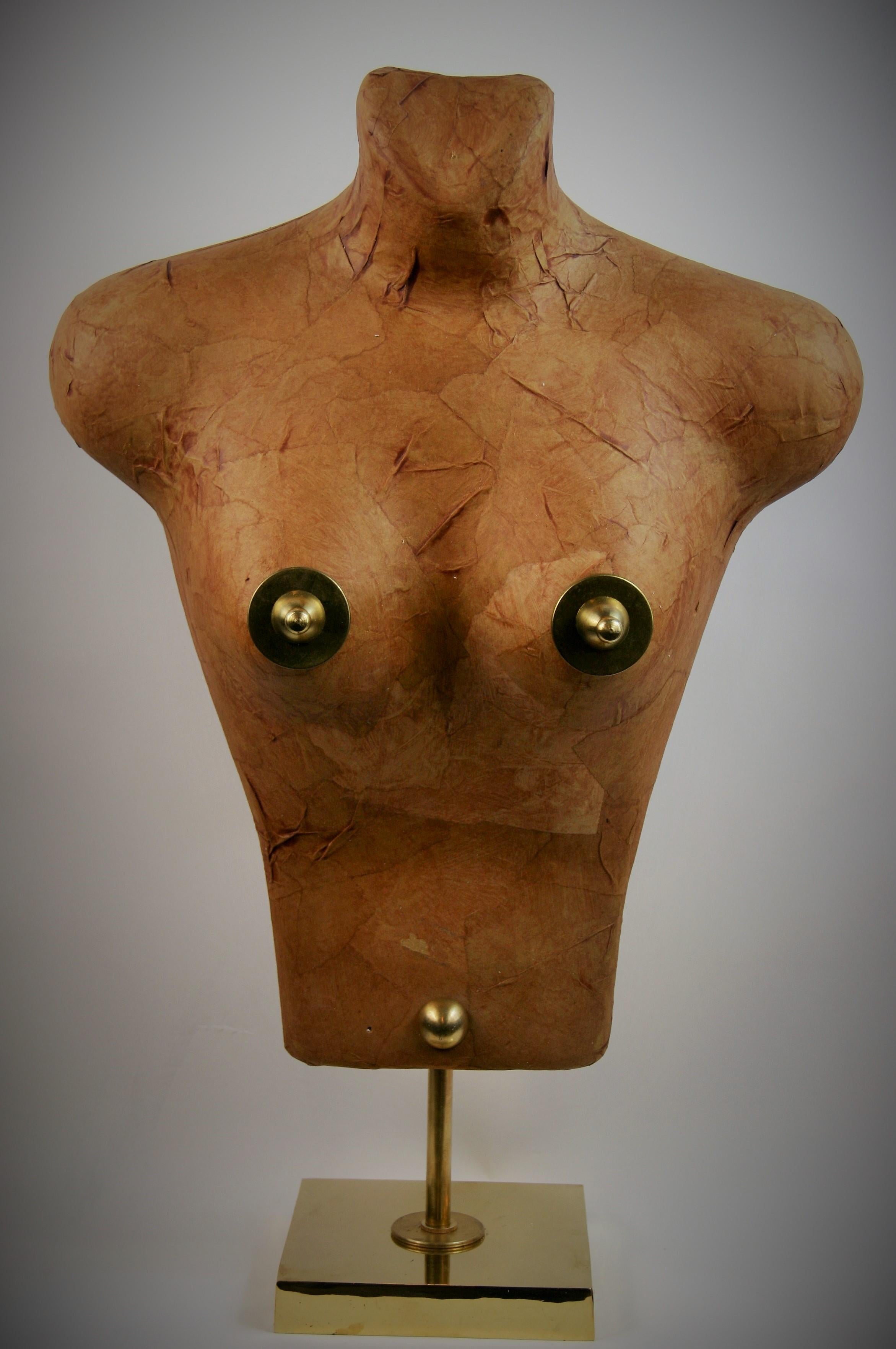 Torso Sculpture by Brunelli In Good Condition For Sale In Douglas Manor, NY