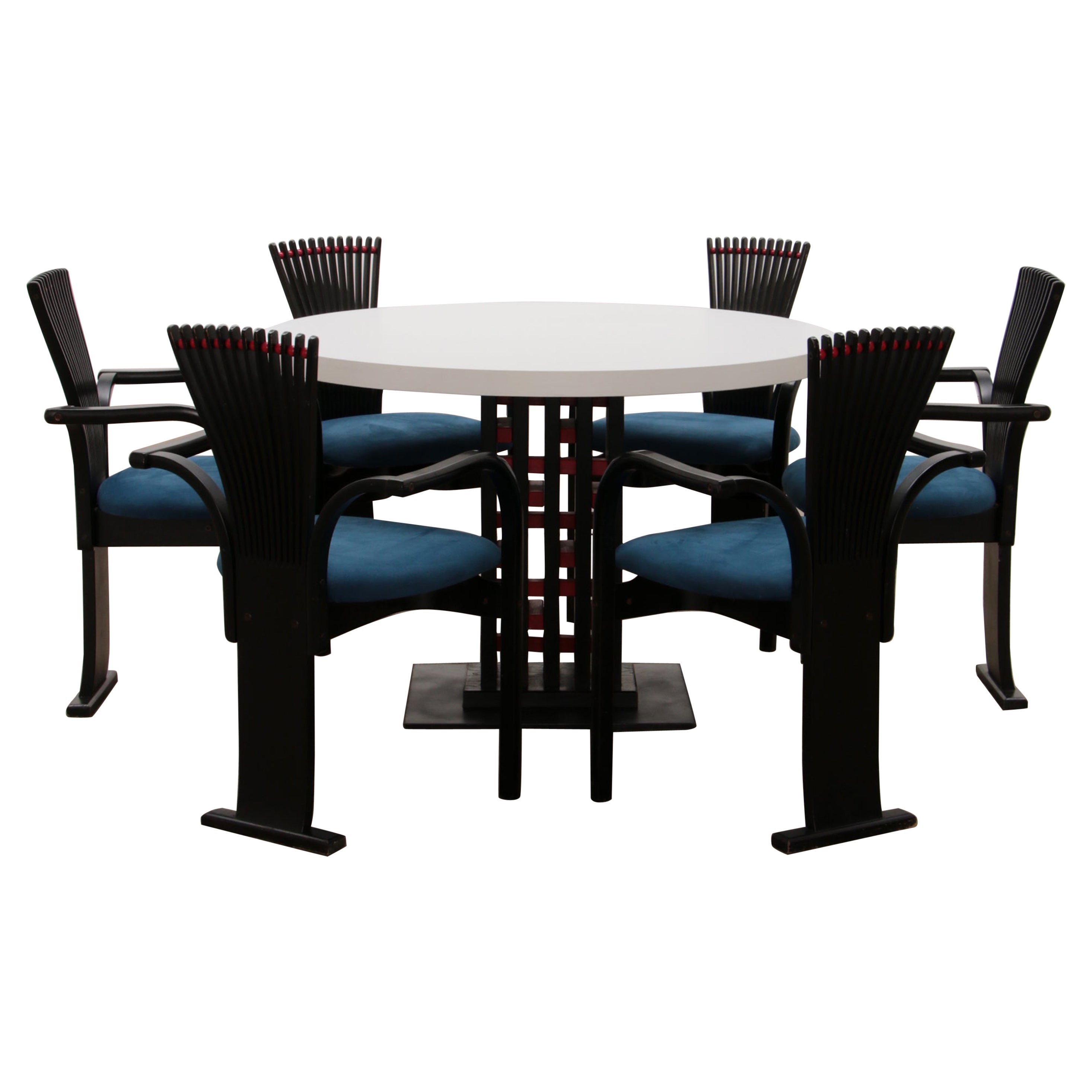 Torstein Nilsen for Westnofa 'TOTEM' Dining Room Set with Table, 1980