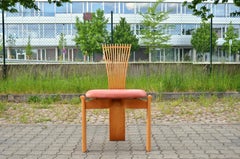 Torstein Nilsen Model Totem Leather Chair for Møremøbler AS Ørsta