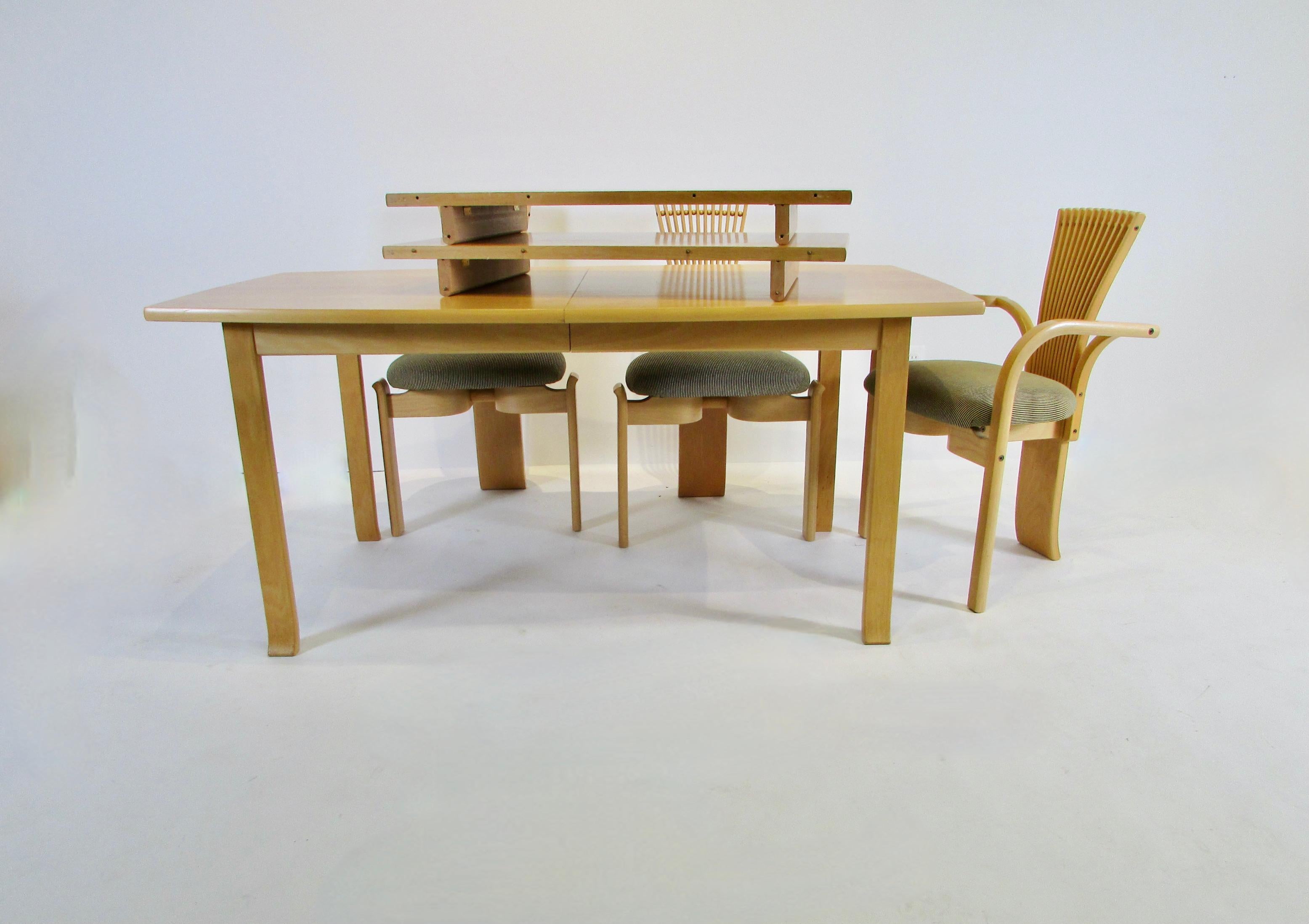 Torstein Nilson for Westnofa Totem Dining Table with Six Chairs For Sale 4