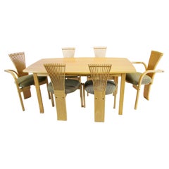 Table de salle à manger Totem de Torstein Nilson pour Westnofa avec six chaises