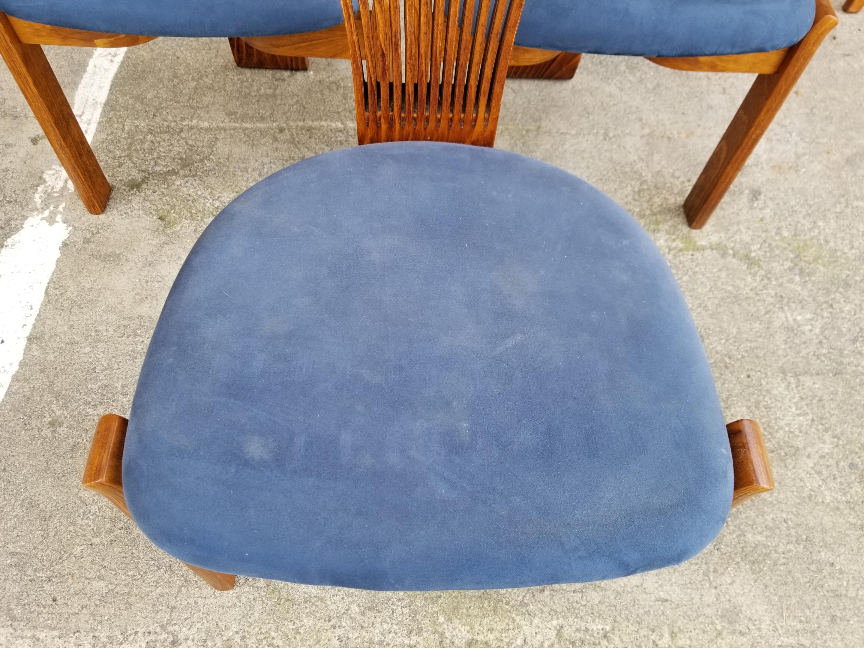 Torstein Nilson Sculptural Scandinavian Modern Dining Chairs 7