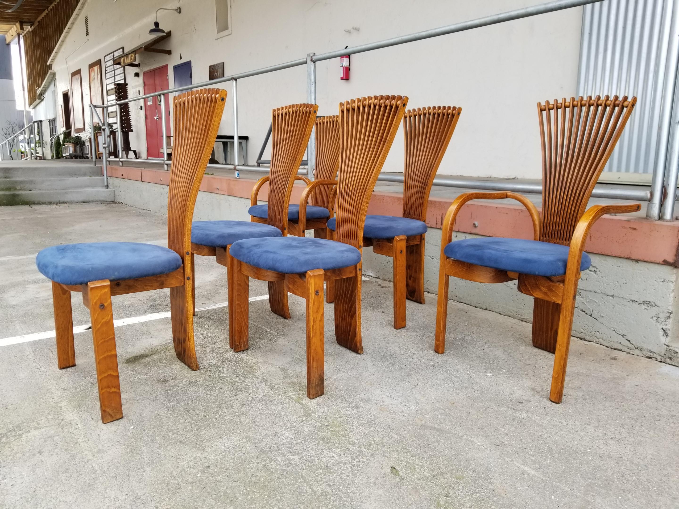 Torstein Nilson Sculptural Scandinavian Modern Dining Chairs 3