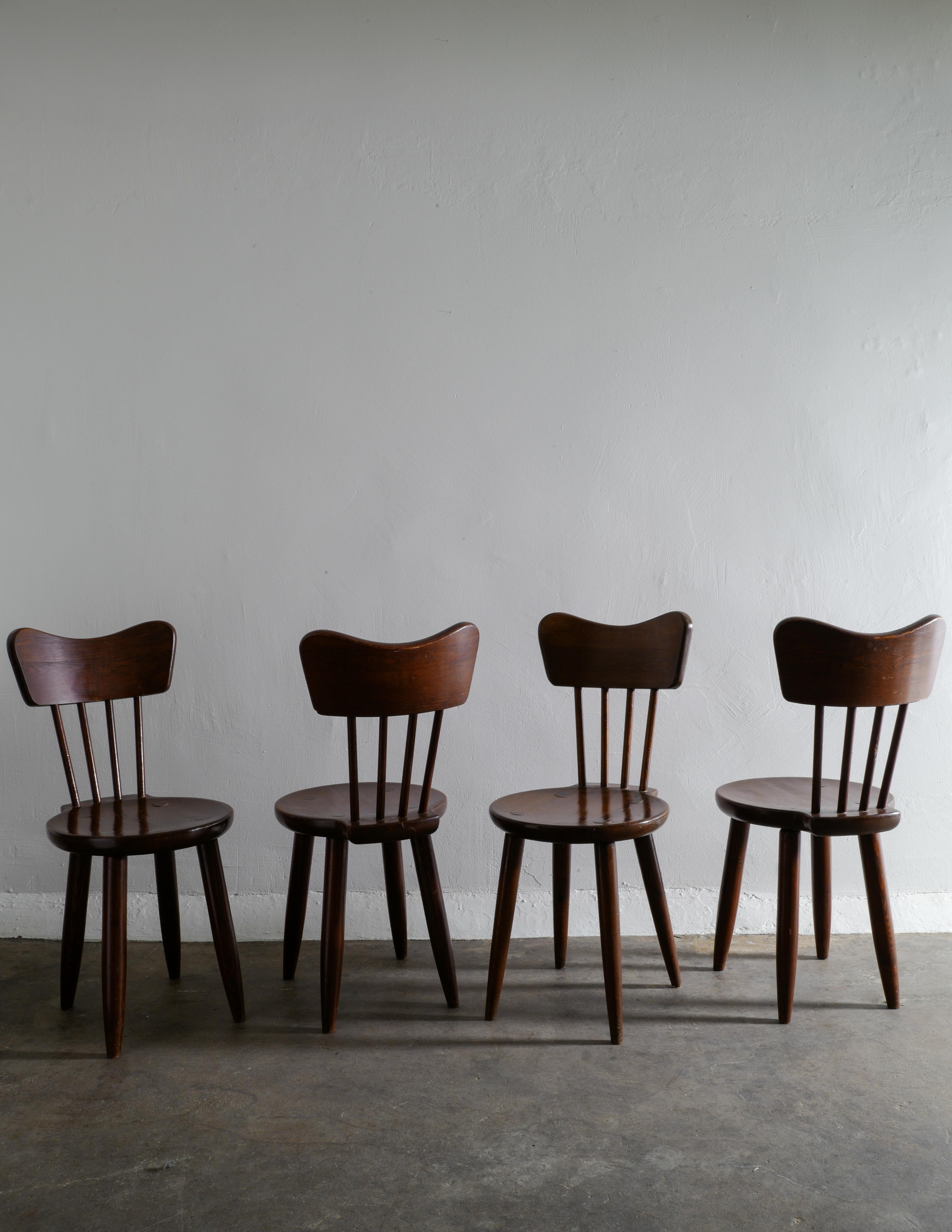 Stained Torsten Claeson Dining Chairs for 