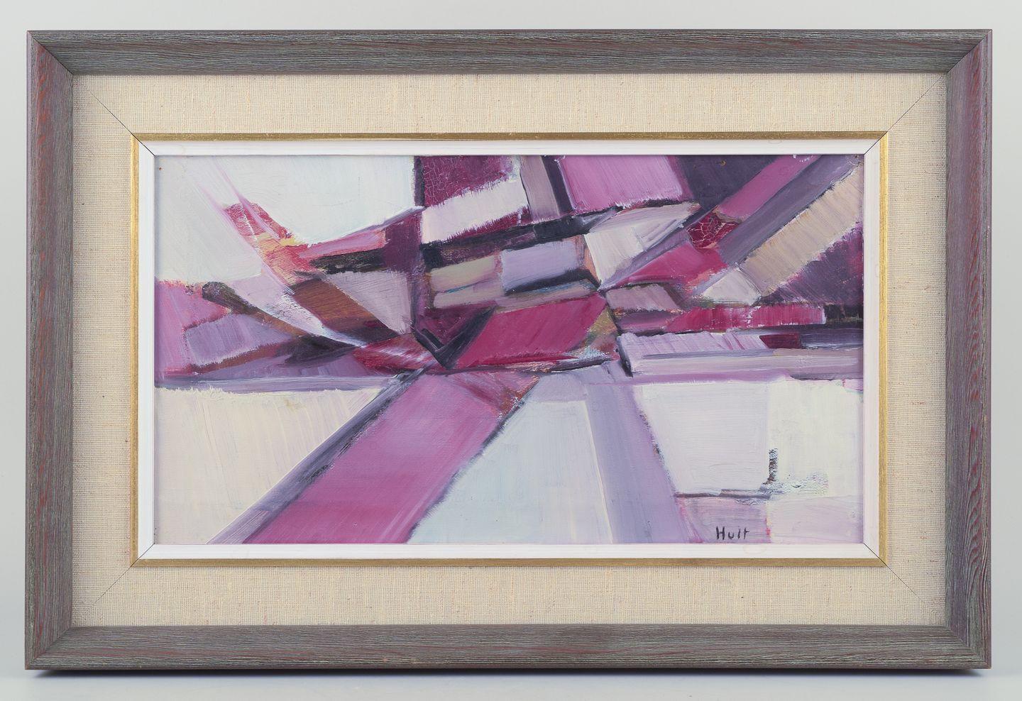 PRE-OWNED GOODS ARE EXEMPT FROM IMPORT TARIFFS FOR U.S., UK, AUSTRALIAN & CANADIAN CUSTOMERS.   
THEREFORE, NO IMPORT TARIFFS WILL BE APPLICABLE TO YOUR PURCHASE. 

Torsten Hult (1922-2012), listed Swedish artist. 
Oil on canvas.
Abstract