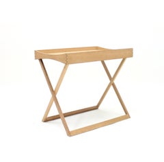 Torsten Johansson, Foldable Oak Tray Table for Bo-Ex, 1960s