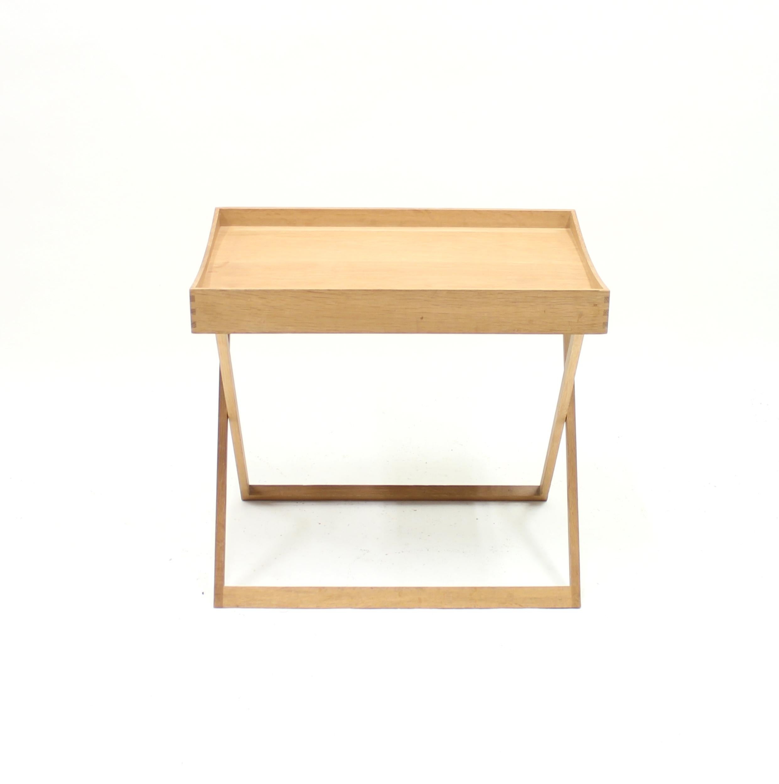 Torsten Johansson, Foldable Oak Tray Table for Bo-Ex, 1960s 1