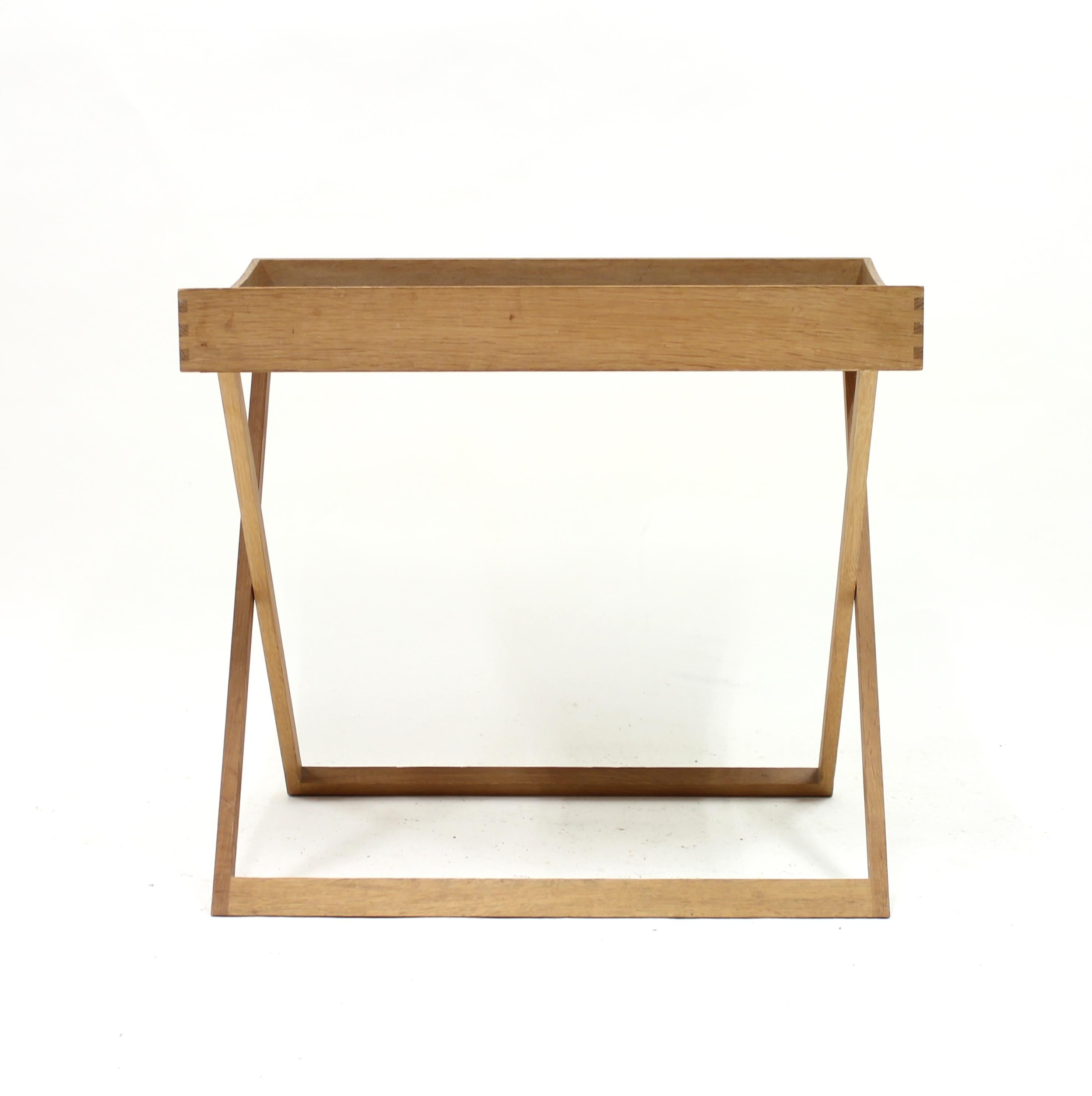 Torsten Johansson, Foldable Oak Tray Table for Bo-Ex, 1960s 2