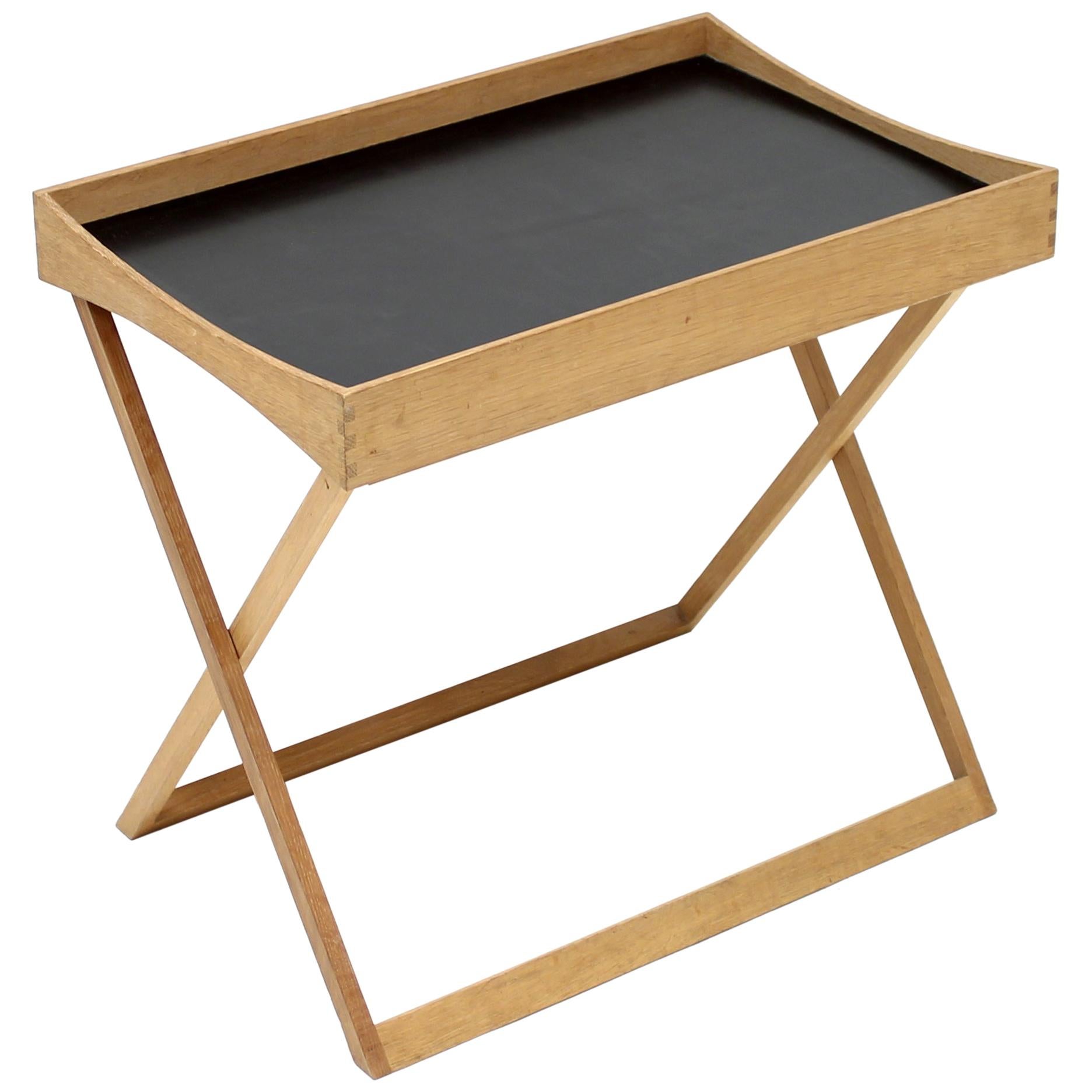 Torsten Johansson, Foldable Oak Tray Table for Bo-Ex, 1960s