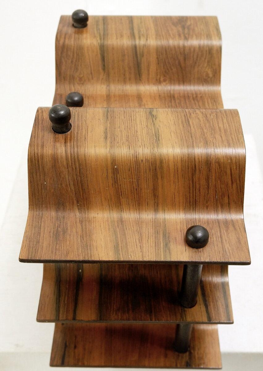 Torsten Johansson Wine Rack / Bottle Stand Produced by AB Formträ, Sweden, 1950s
Torsten Johansson Wine Rack - Sweden
Measures : 38cmx18cm H32cm 
Material : wood 
Condition: Good vintage condition, with signs of usage - See Photos 
