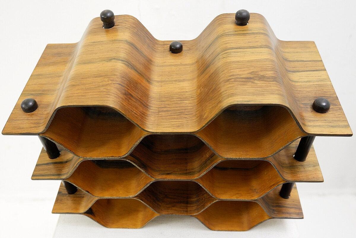 Torsten Johansson Wine Rack / Bottle Stand Produced by AB Formträ, Sweden, 1950s For Sale 1