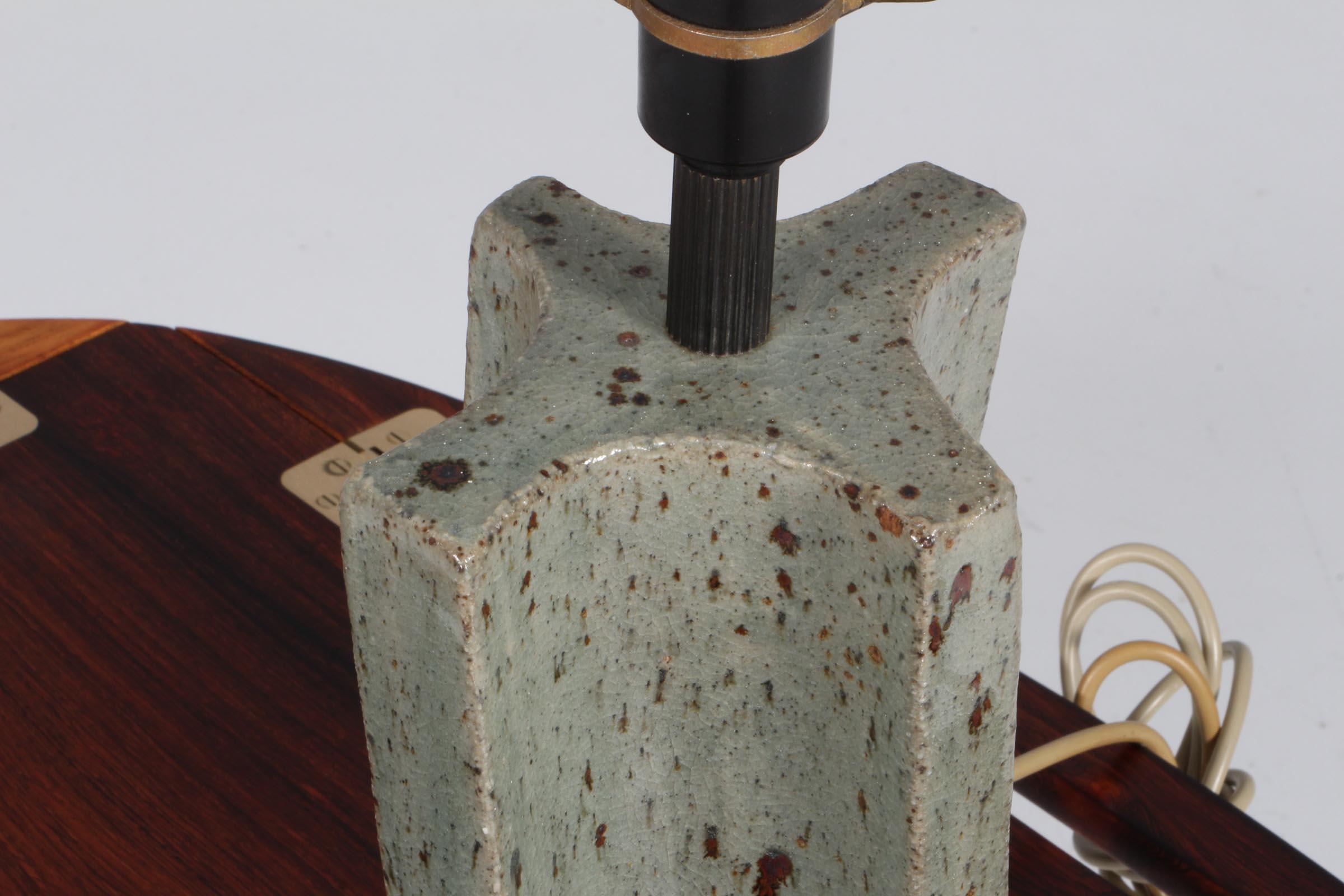 Danish Torsten Mosumgaard table lamp in stoneware For Sale
