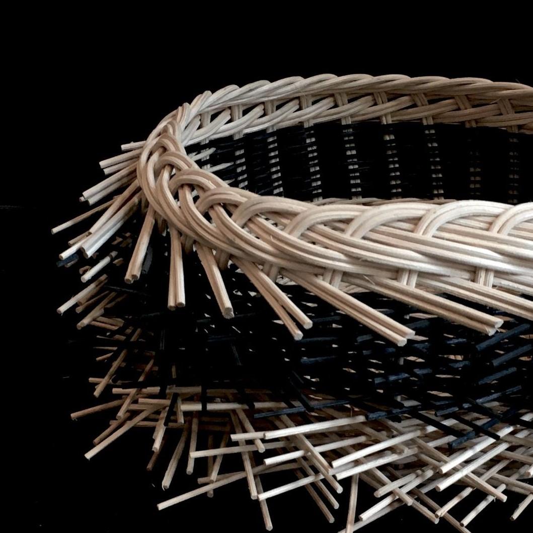 Modern Tortillero Erizo Basket by Onora For Sale