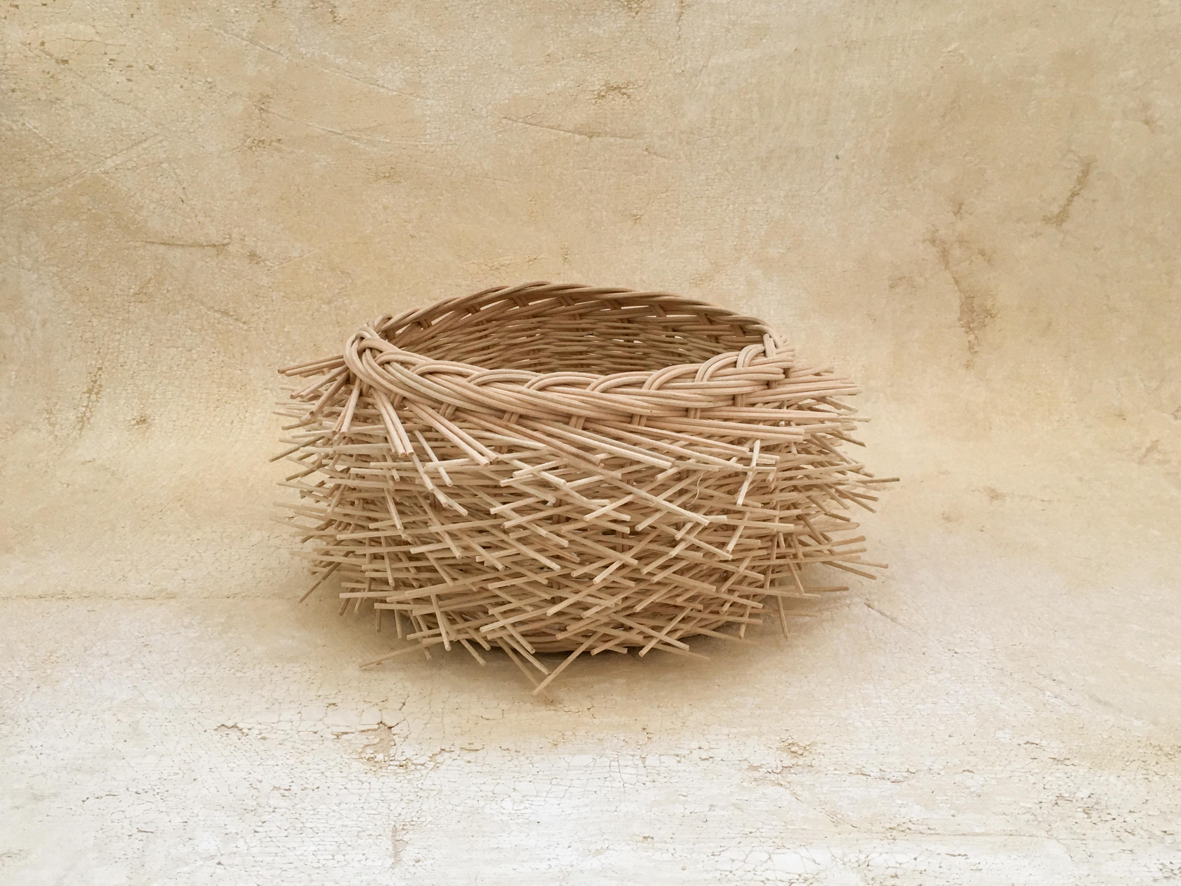 Modern Tortillero Erizo Basket by Onora For Sale