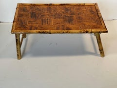 Tortoise Bamboo Tray Lap Table Folding
