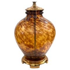 Tortoise Glass Table Lamp