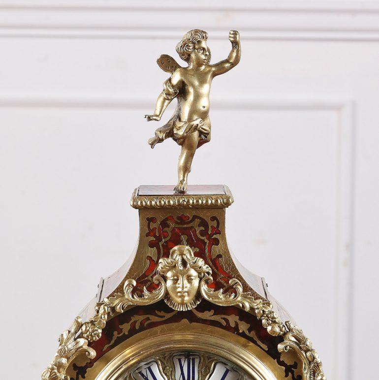 Tortoise Shell-and-Brass Clock 1