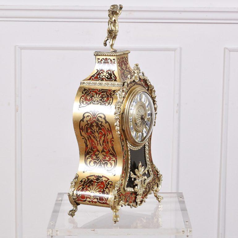 Tortoise Shell-and-Brass Clock 3