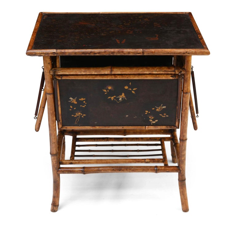 Tortoise Shell Bamboo Dessert Table at 1stDibs