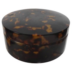 Tortoise Shell Box with Mrror, Hand Made, 1900s