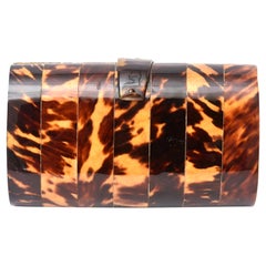 Tortoise Shell Clutch & Shoulder Bag Vintage